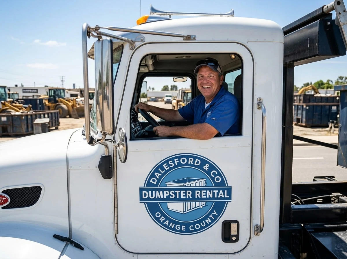 Same-Day Dumpster Rental in Orange, CA
