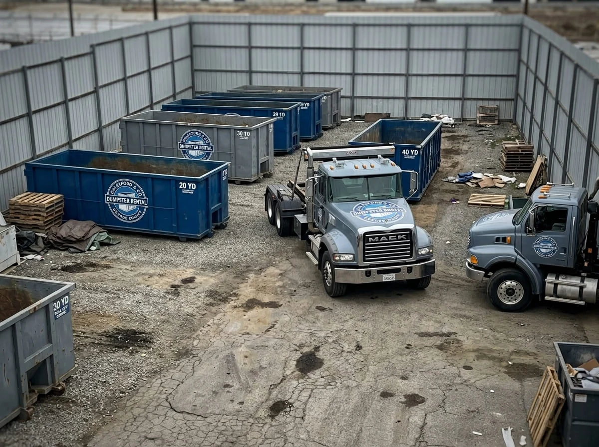 Dumpster rental service in Yorba Linda, CA